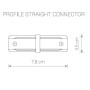 Коннектор Profile Straight Connector 9454
