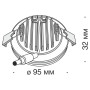 Точечный светильник Phanton DL303-L12B4K