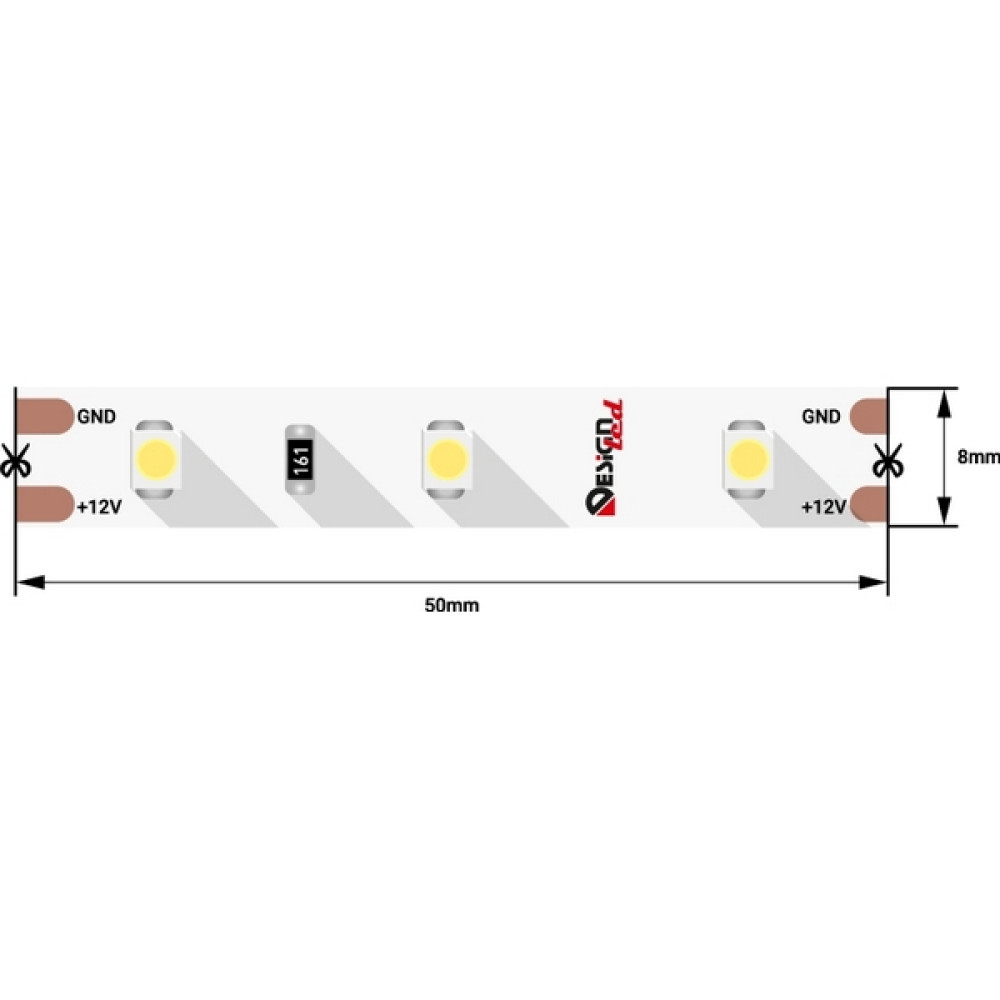 Светодиодная лента LUX DSG360-12-WW-33