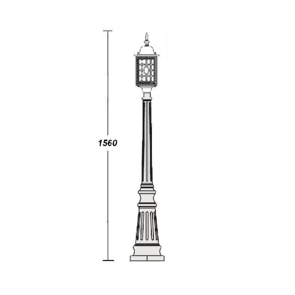 Наземный фонарь  64811S Bl