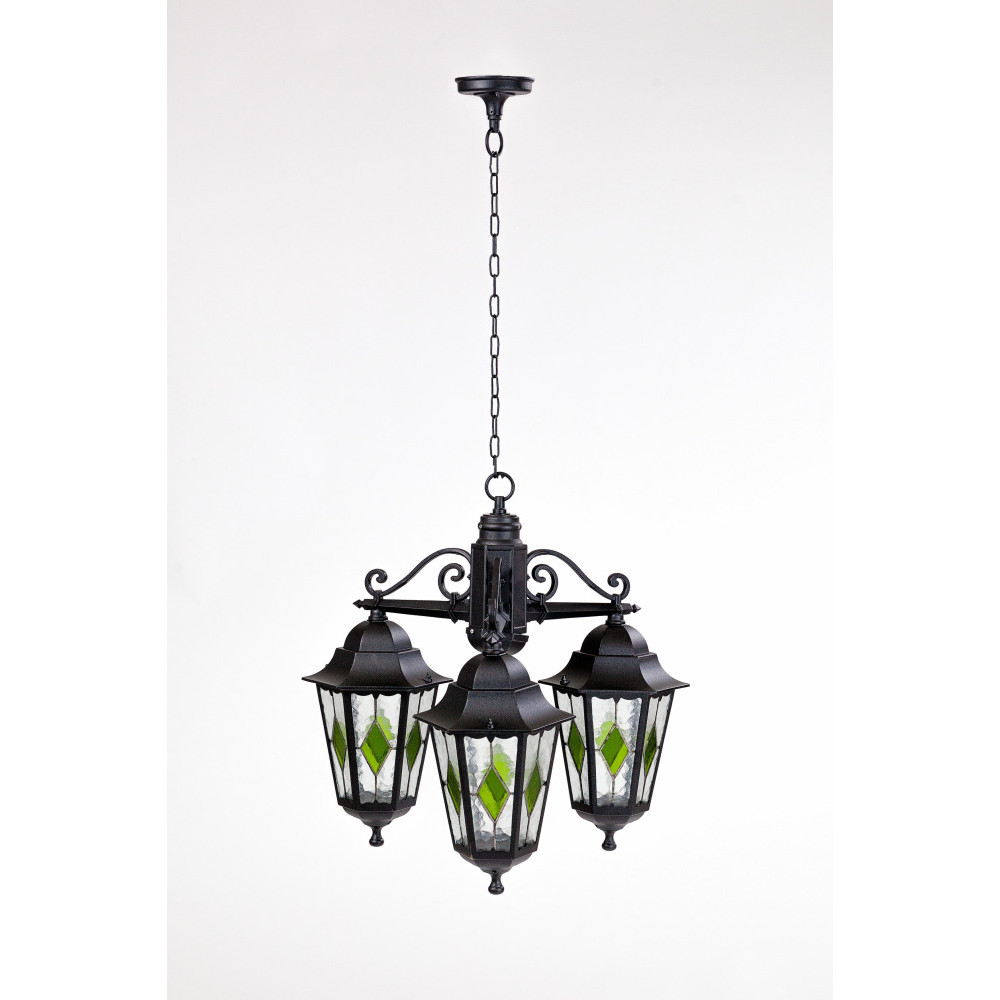 Уличный светильник подвесной PETERSBURG lead GLASS 79870lg/3 Bl