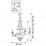 Подвесная люстра Classic 700292