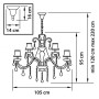 Подвесная люстра NATIVO 715187
