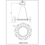 Подвесной светильник Nicola WE159.18.303